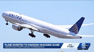 Passenger arrested after hijack scare forces emergency landing in Madison