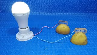How to generate free electricity with potato at home | 100% Work by Inventor and Life Hacker 1,364 views 8 months ago 5 minutes, 15 seconds