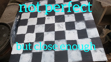 part 3 chess set making the board