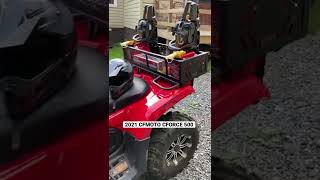 Cfmoto Cforce 500 Atv Work Horse Chainsaw Holster Utility Cargo Rack Basket Atv Accessories