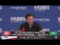 Quin Snyder Postgame Interview | Atlanta Hawks lose to Boston Celtics 119-106