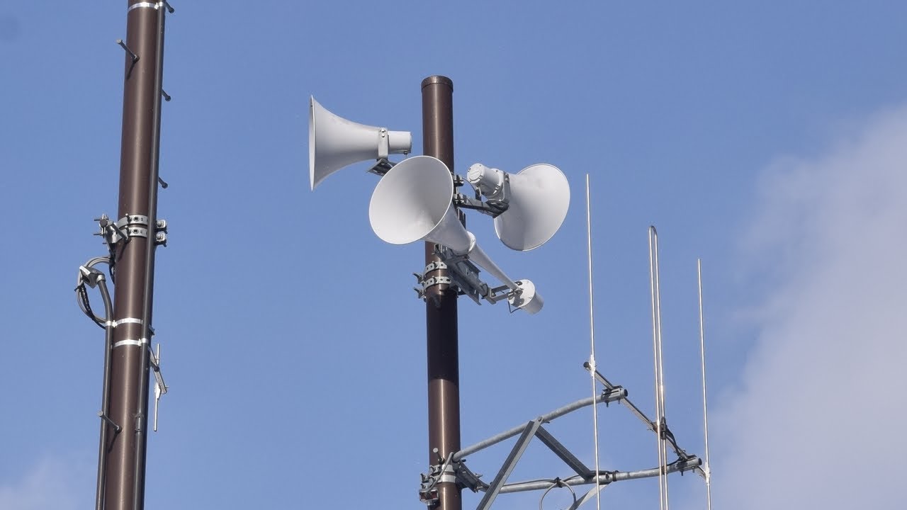 防災行政無線チャイム　福島県南会津郡南会津町12時「恋は水色」