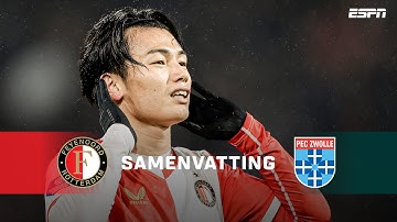 AYASE UEDA met HATTRICK in EERSTE HELFT 😳🇯🇵 | Samenvatting Feyenoord - PEC Zwolle