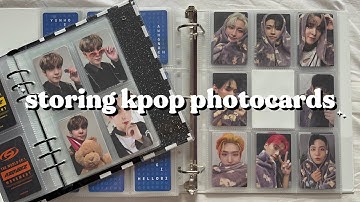 storing kpop photocards #20 ✩ stray kids, seventeen, ateez & more!