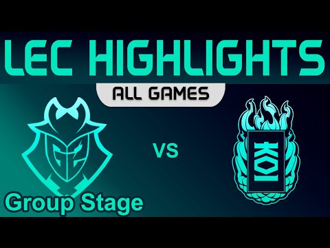 G2 vs KOI ALL GAMES Highlights LEC Group Stage A 2023 G2 Esports vs KOI by Onivia
