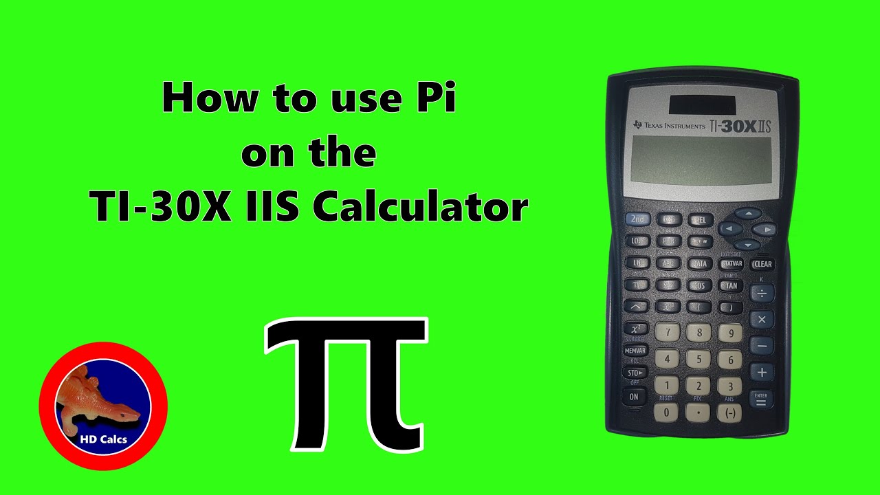 Calculator With Pi Button And Square Button