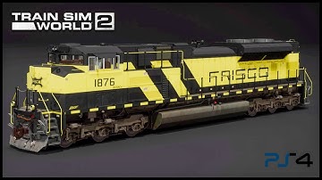 Season of Heritage SD70ACe (TSW2/ PS4) How to build up FRISCO on livery designer -Time Lapse
