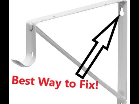 How To Fix A Falling Or Weak Closet Shelf