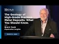 &quot;The Geology of High-Grade Precious Metal Deposits&quot; Brent Cook presents at the Metals Investor Forum