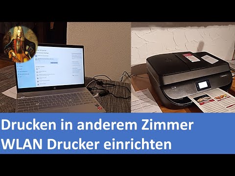 Video: Wie Verbinde Ich Einen Drucker über WLAN Mit Einem Computer? Wie Verbinde Ich Mich Drahtlos über Einen Router Und Drucke Dateien? Warum Kann Der Computer Den Drucker Nicht Sehen?