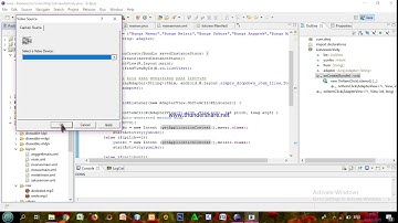Tutorial belajar android untuk masuk ke activity lain dengan listview - eclipse