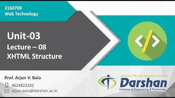 Unit 3: Structure of XHTML