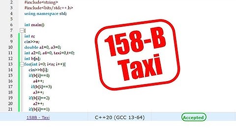Codeforces-158B-Taxi-solution in C++