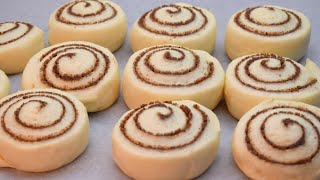 اكتشف أسرار السينابون : وصفة سحرية للسينامون رول مع طريقة الصوص الابيض  Cinnamon Rolls