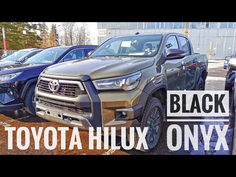 2021 TOYOTA HILUX ОБЗОР КОМПЛЕКТАЦИИ BLACK ONYX ОБНОВЛЁННЫЙ ТОЙОТА ХАЙЛАКС (ХАЙЛЮКС) 2.8 ДИЗЕЛЬ