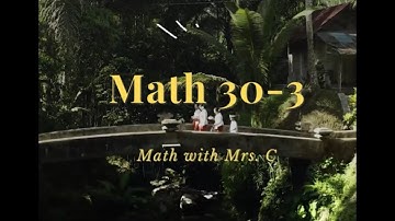 Math 30-3 Lesson 4.3 Direct and Partial Variation