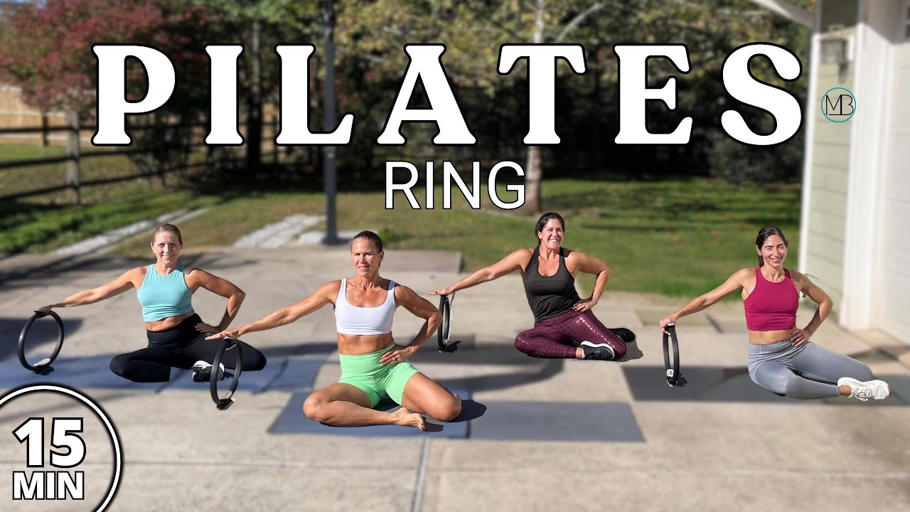 15 MIN Pilates Magic Circle - Pilates Ring Workout for Core & Thighs 