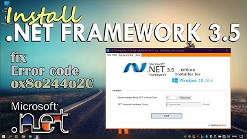 Cara Work 100% Install .Net Framework 3.5 Pada Windows 7/8/10