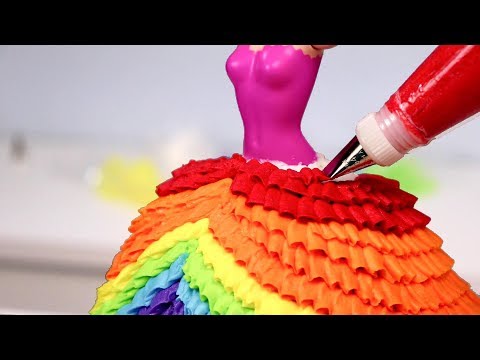 Video: Cara Membuat Kek Barbie