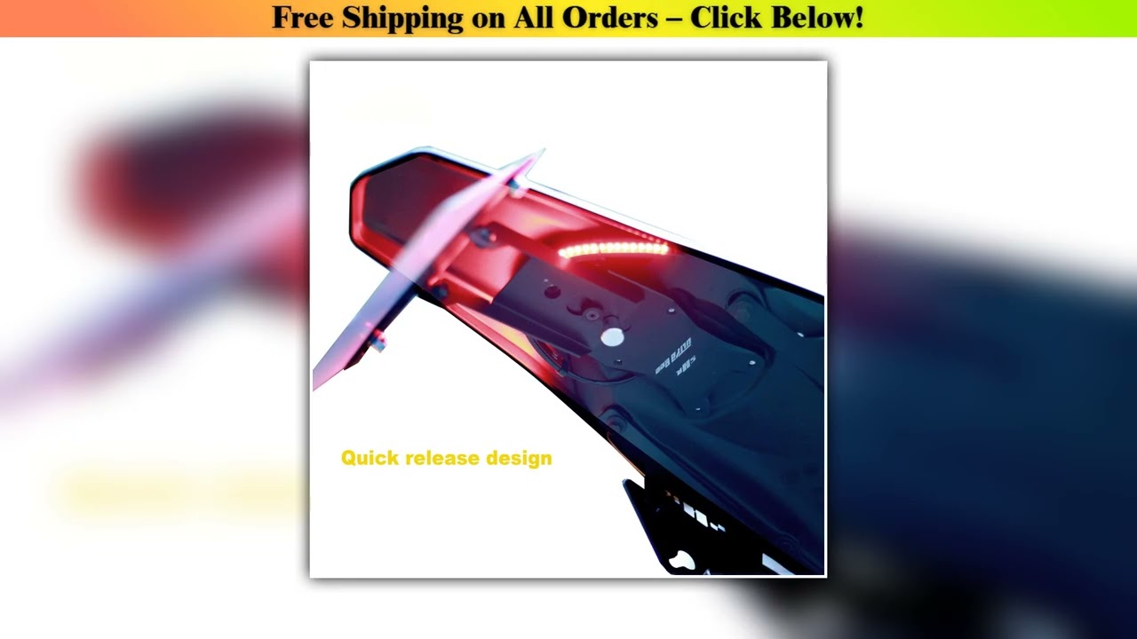 For Ultra bee Modified Taillight Multi-functional tail light bracket Quick release design Licence