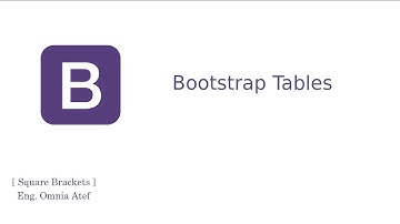 6 - Bootstrap 4 tables | Bootstrap 4 Tutorial