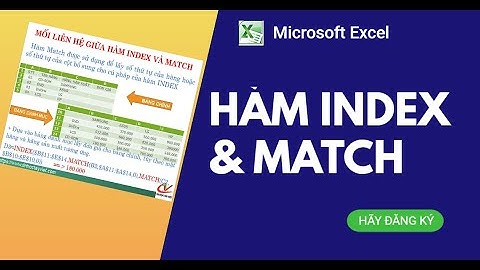 Download bài tập excel cho hàm index và match trong năm 2024