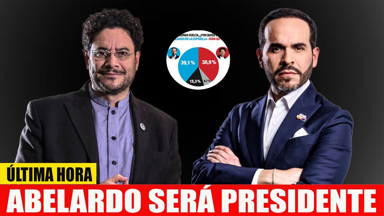 ATENCION: Ya está casi definido que Abelardo irá a segunda vuelta. SEGÚN  LAS ENCUESTAS