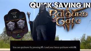 Quick Saving in Baldur’s Gate 3