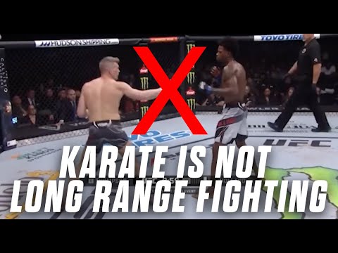 Long Distance Fight Karate is NOT a long distance fighting style #martialarts #karate #mma ...