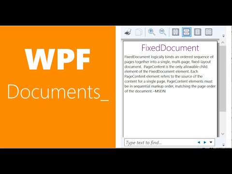 WPF Documents | Fixed Document | Documents in WPF