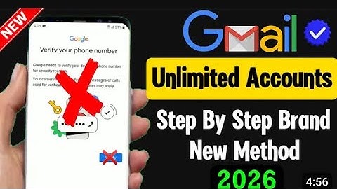 Create unlimited Gmail Account Without Verification ,OTP & Mobile Number 2026 || 