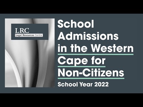 Admission to public schools in the Western Cape - A guide for non-citizens