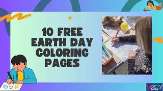 10 Free Earth Day Coloring Pages for Kids | Workybooks