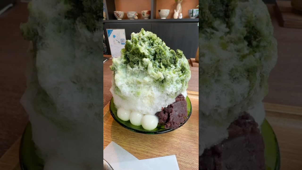 Japanese Matcha Shaved Ice 