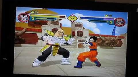 Dragon Ball Z Budokai 2(Gamecube)-Gohan vs Nappa