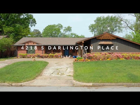 4218 S Darlington Place, Tulsa, OK home video tour