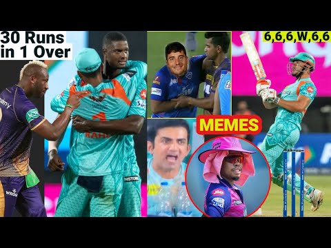 SHIVAM MAVI 30 RUNS OVER 😬😳KL RAHUL DIAMOND DUCK | LSG VS KKR | RR VS PBKS