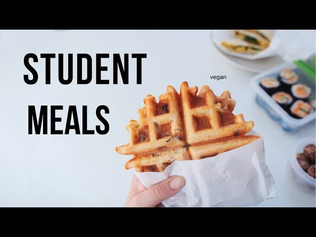Packed Vegan Lunch Ideas for Students! (easy & cheap)