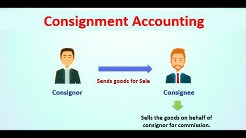 Consignment Account - Basics, entries in the books of consignor