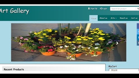 ART GALLERY PROJECT IN PHP, CSS AND MYSQL | FREE DOWNLOAD