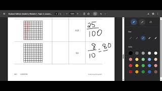 EUREKA SQUARED Grade 6, Module 1, Topic E, Lesson 22, Classwork