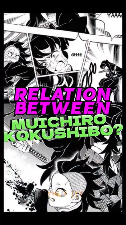 Relation between Kokushibo and Muichiro 🫂 #muichiro #kokushibo #anime #
