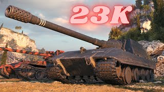 23 тыс. урона с Jagdpanzer E 100 12,4 тыс. и Grille 15 — 11 тыс. World of Tanks