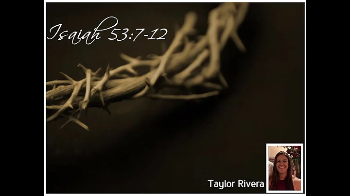 Reading from Isaiah 52:13—53:12