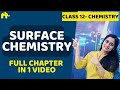 Surface Chemistry class 12 | Chapter 5 | One Shot | CBSE NEET JEE