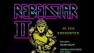 Rebelstar II: Alien Encounter. ZX Spectrum. Прохождение