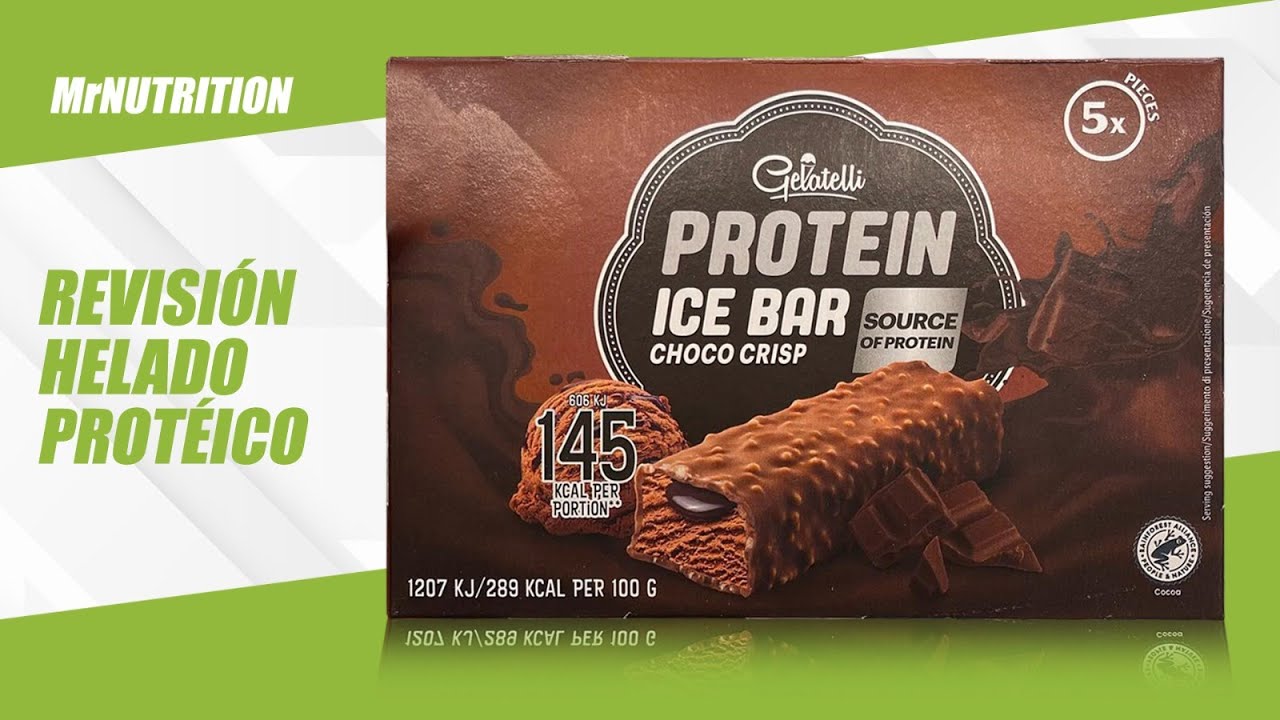 Revision Helado Proteina Protein Ice bar de Lidl Gelatelli YouTube