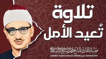 صوت ينسيك همومك | تلاوة تأسر القلوب | الباكى محمد صديق المنشاوى