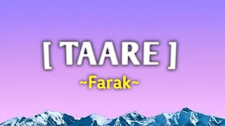 TAARE - FARAK |Original music|🎶 saswat Balan.