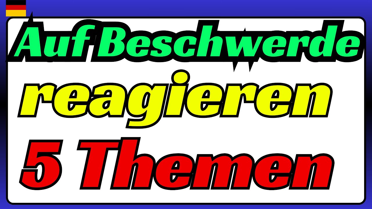 Berufsleben I Businessdeutsch I Wichtige Redemittel für die Arbeit I Deutsch lernen